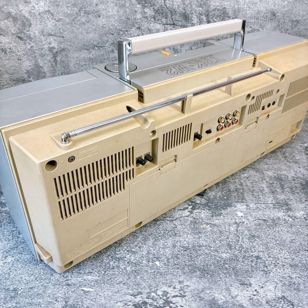 ジャンク　HITACHI TRK-W2　ラジカセ　日立　PERDISCO ジャンク HITACHI TRK-W2 ラジカセ 日立 PERDISCO - メルカリ