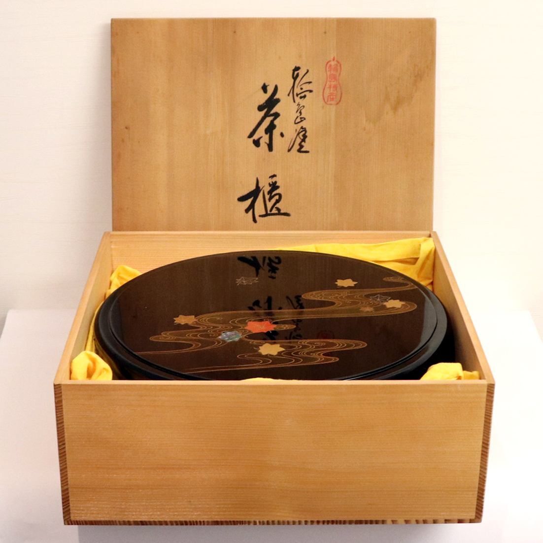 輪島塗 藤八屋 天然木 茶櫃 No.200407-16 梱包サイズ80