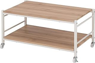 武田コーポレーション テーブル サイドテーブル マルチテーブル ヴィンテージナチュラル 約80×45×38cm ヴィンテージ調キャスター付マルチテーブルナチュラル T2－VCMT80VNA