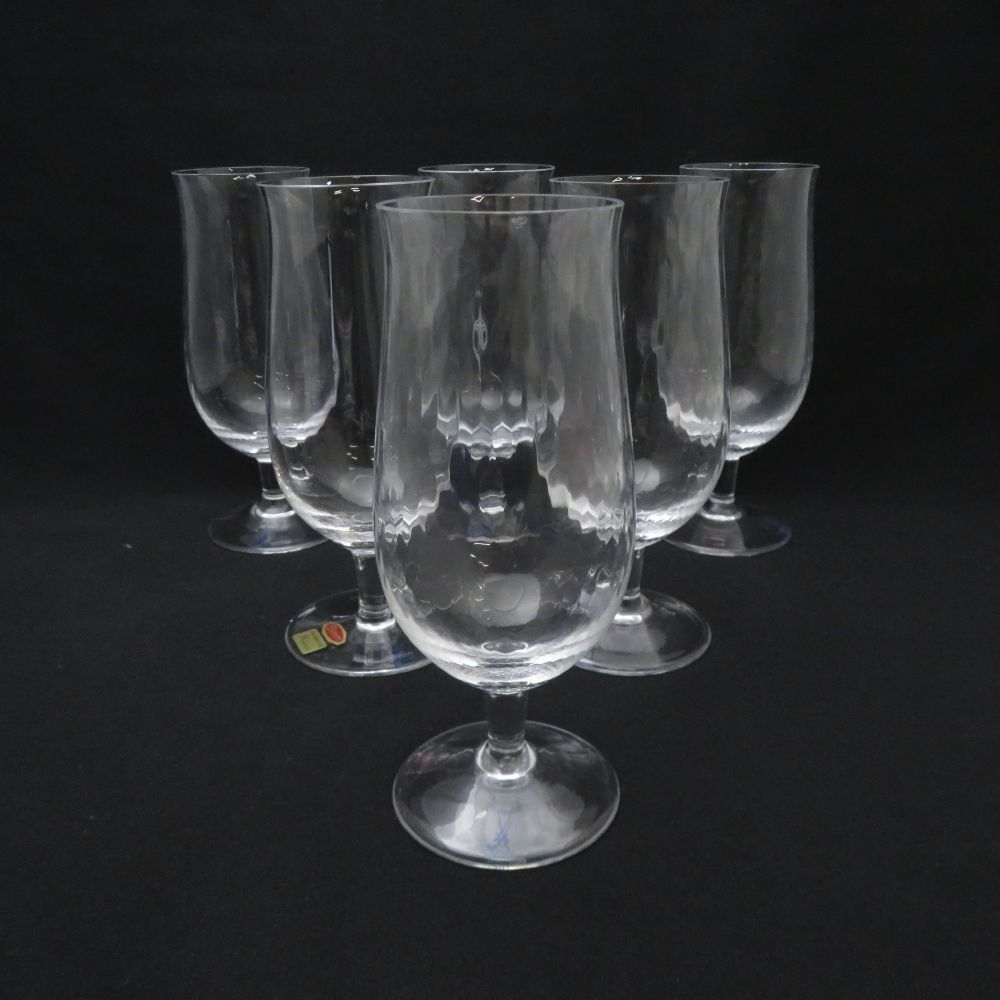 未使用 MEISSEN マイセン 波の戯れ モーゼル マイセングラス  