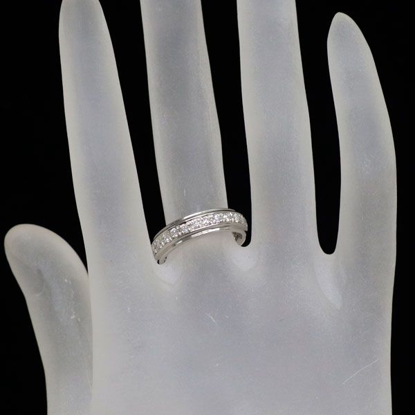 Pt900 ダイヤモンド リング 0.80ct フルエタニティ - メルカリ