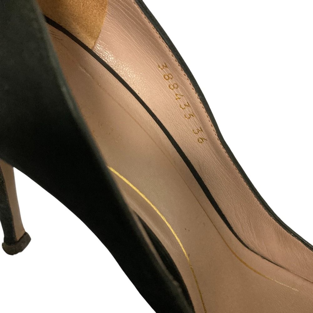 美品 GUCCI グッチ スエード ポインテッドトゥ パンプス 36 23cm 美品 GUCCI グッチ スエード ポインテッドトゥ パンプス 36 23cm