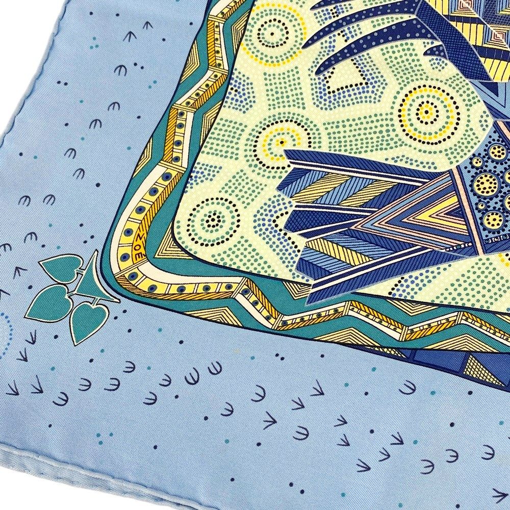 □中古□ エルメス カレ90 スカーフ REVED' AUSTRALIE オーストラリア