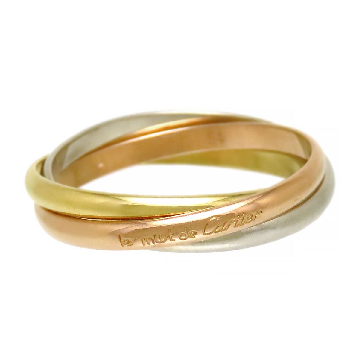 カルティエ トリニティ リング XS #54 750 (K18YG K18WG K18PG