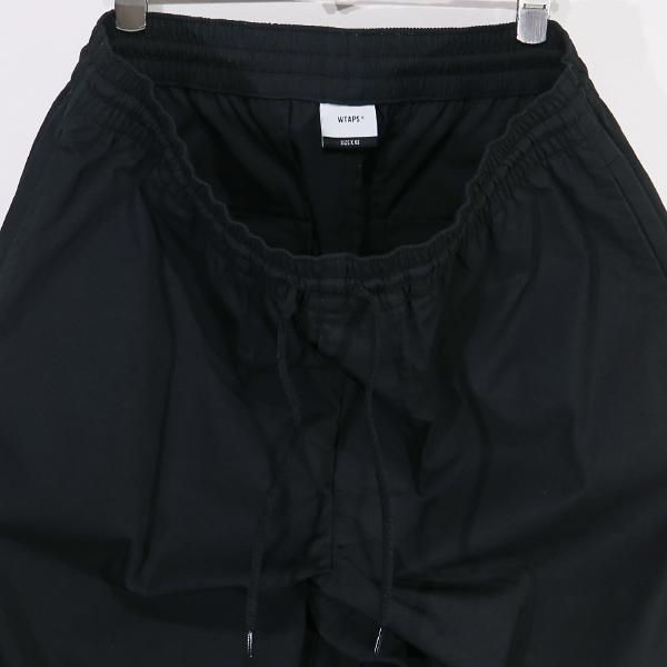 20AW wtaps ダブルタップス　202TQDT-PTM05 ブラック　03 WTAPS ダブルタップス 20AW TUCK/TROUSERS/COTTON.FLANNEL