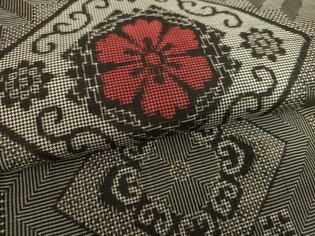 平和屋着物○本場大島紬 龍郷絣 花菱文 正絹 逸品 DAAS3665ps - メルカリ