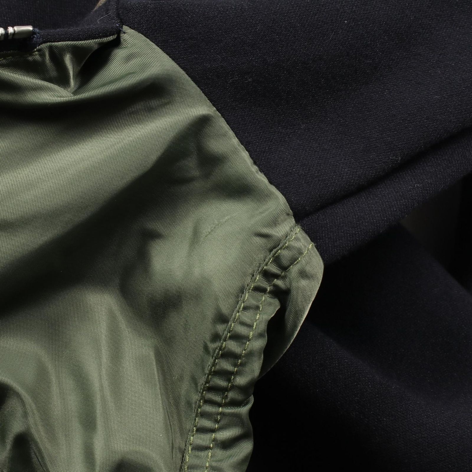 ワンピース sacai 'Sponge' dress sacai サカイ Pre Sponge Sweat X Ma-1 Dress デザインドレス