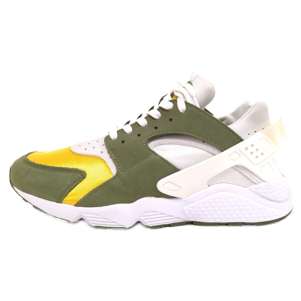 NIKE (ナイキ) ×STUSSY AIR HUARACHE LE DESERT OAK ステューシー エアハラチ デザートオーク ローカットスニーカー US11/29cm カーキ/ホワイト DD1381-300