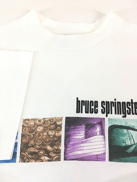 古着 90s USA製 Bruce Springsteen フォト ロック バンド Tシャツ L