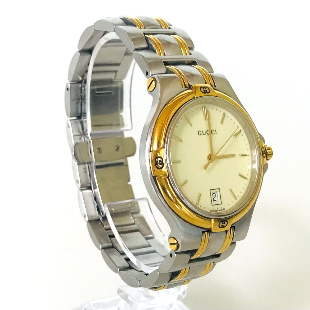 GUCCI グッチ 腕時計 メンズ ステンレススチール シルバー 9040M 中古品