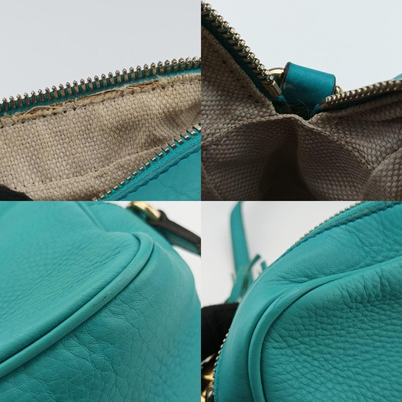 グッチGucciソーホーグリーンレザー308364I014052470
