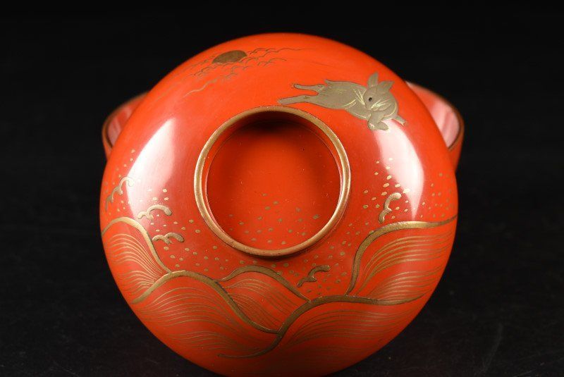 蔵A3261b 木製朱塗