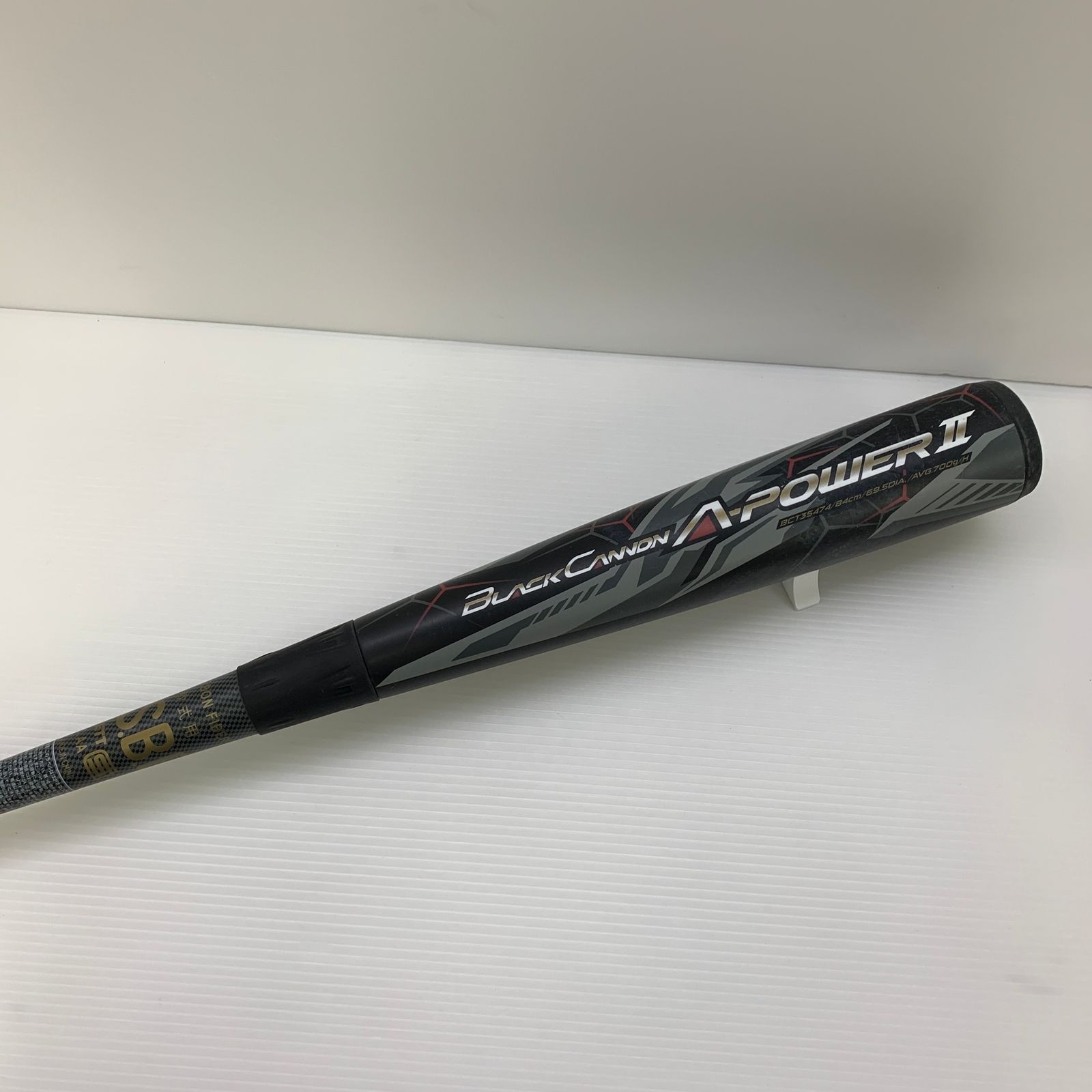 ZETT BLACK CANNON 軟式バットとケース ZETT ブラックキャノン