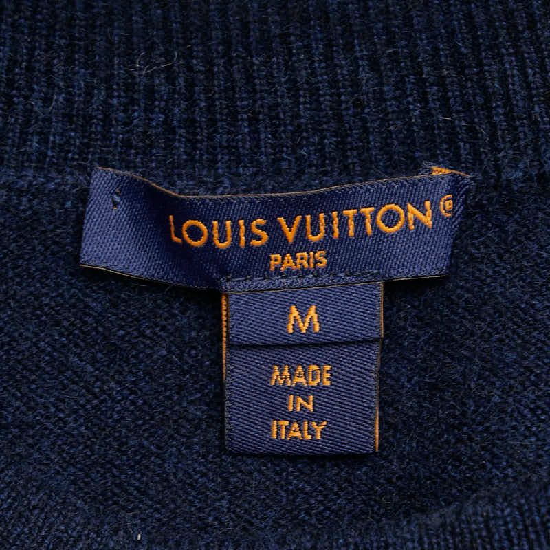 LOUIS VUITTON - ルイ ヴィトン ボーダー ニット セーター サイズ:M カシミヤ レディース LOUIS VUITTON 【1-0221660】 ルイ ヴィトン ボーダー ニット セーター サイズ:M アイボリー