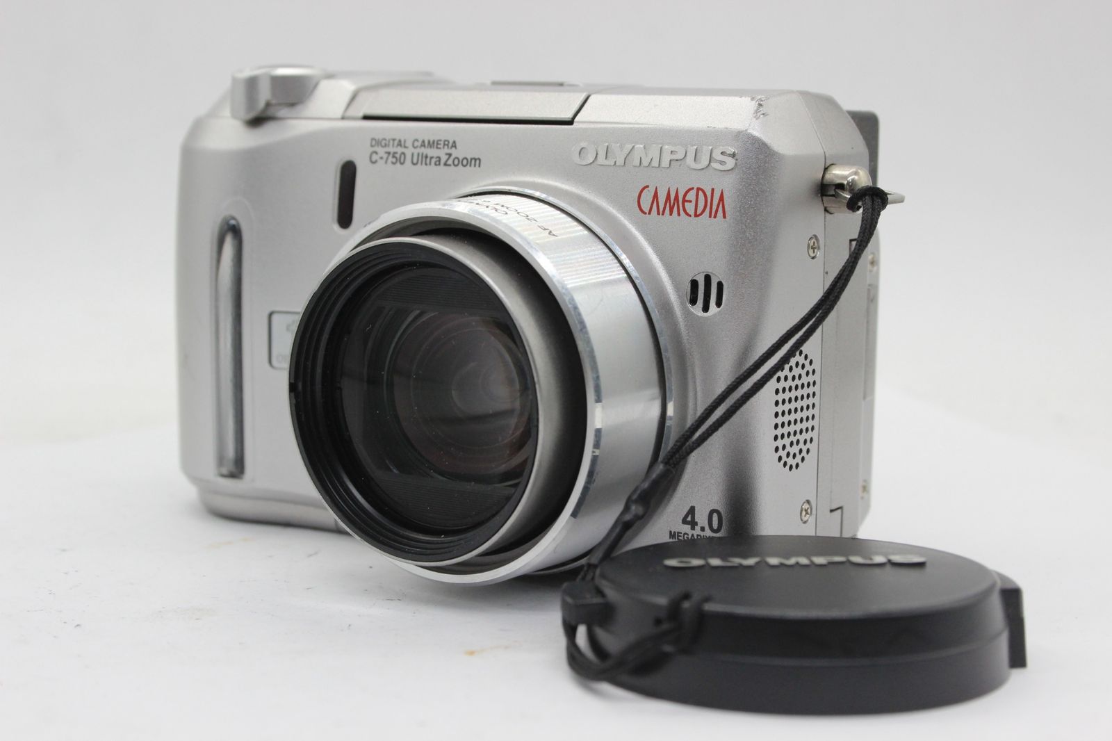 オリンパス 【返品保証】 【便利な単三電池で使用可】オリンパス Olympus Camedia C-750 Ultra Zoom 10x コンパクトデジタルカメラ v529