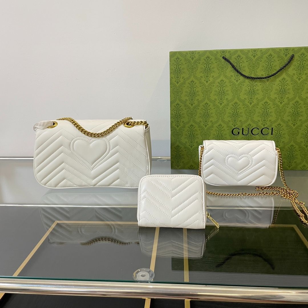本日特価] TOP New 2024 高品質3点セット - Gucci マーモント