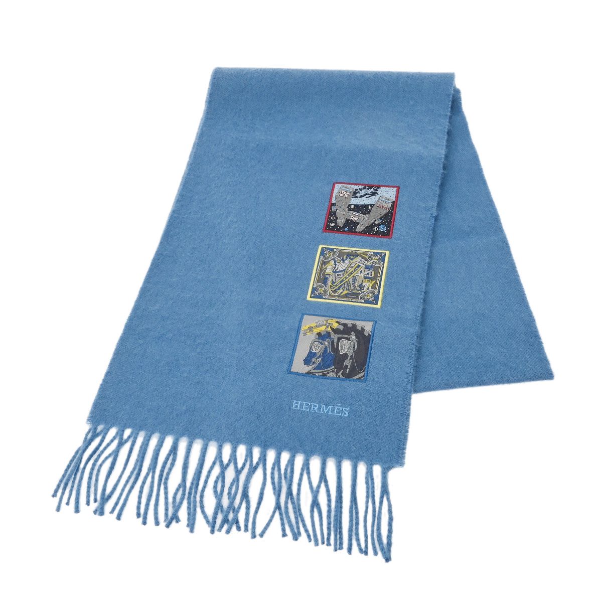 YOKEヨークMOHAIR BORDER LONG STOLE モヘアマフラー YOKE