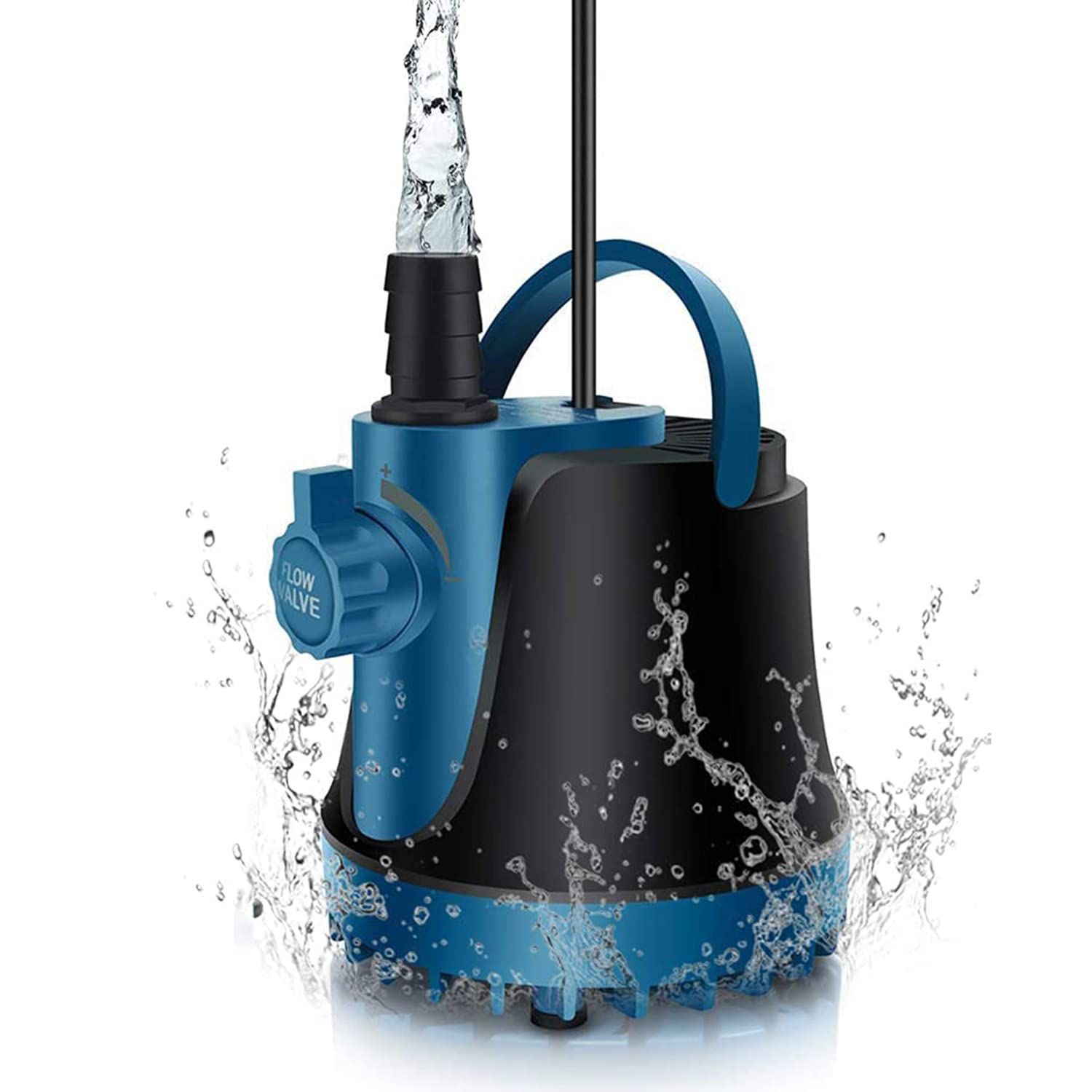 在庫 低水位対応 循環ポンプ 吐出量2500L|H 水中ポンプ 最大揚程2.5M 給水 排水ポンプ 吐出量調整 ミニポンプ THYESCOM 静音設計ウォーターポンプ 水耕栽培水族館水換え 養殖場適用 2500L|H