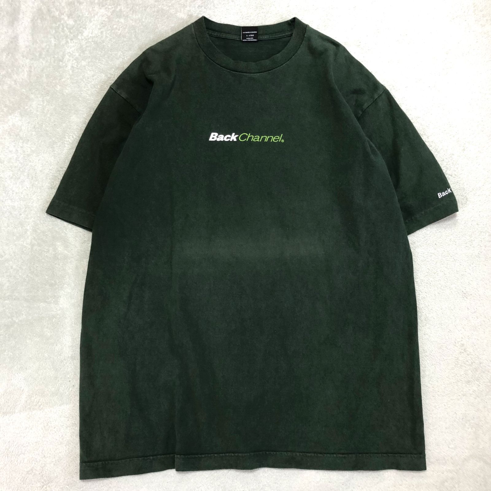 Back Channel ショートスリーブTシャツ 半袖カットソー 両面