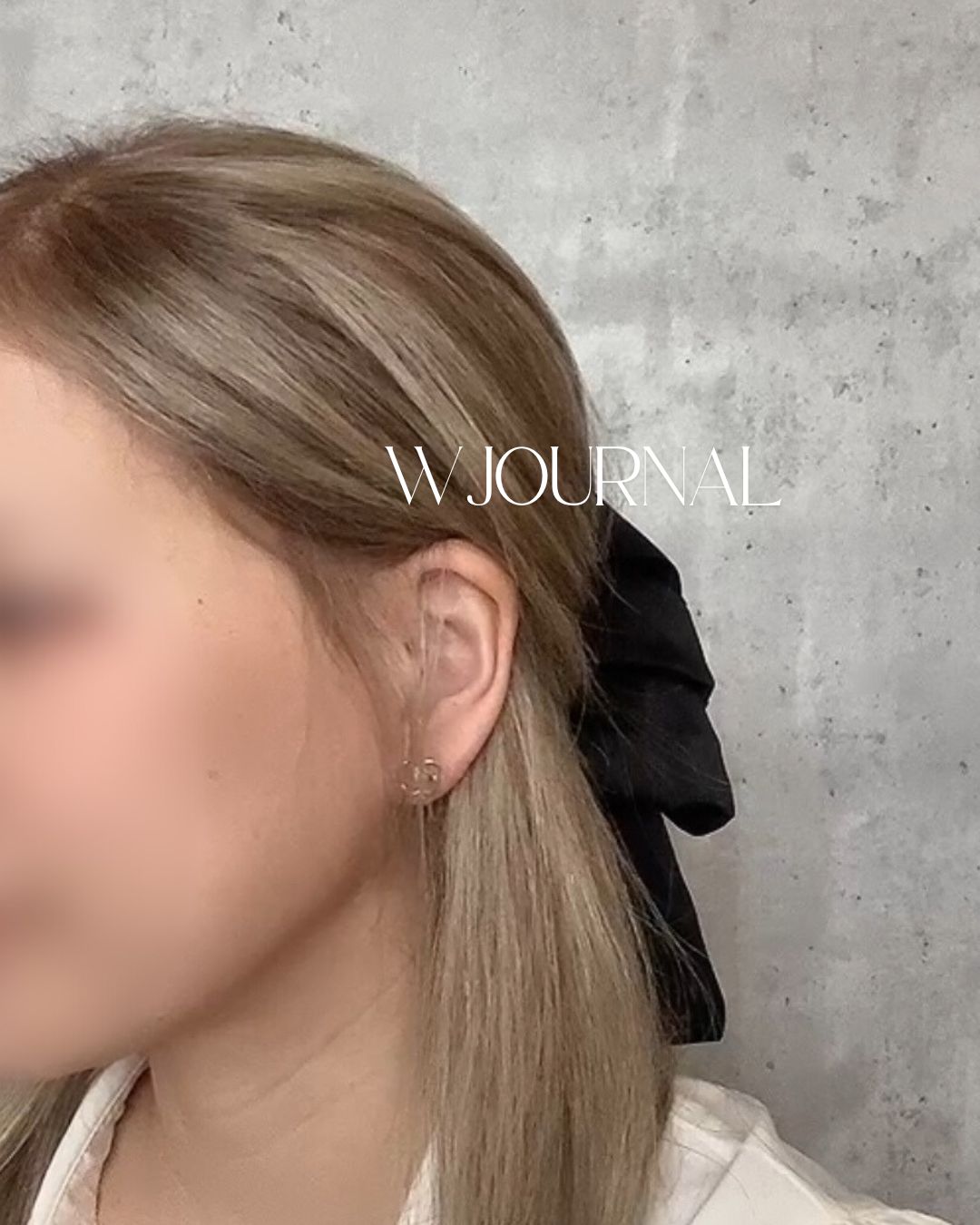 フルウィッグ｜耳が出せる 自然なもみあげ｜アッシュブロンド