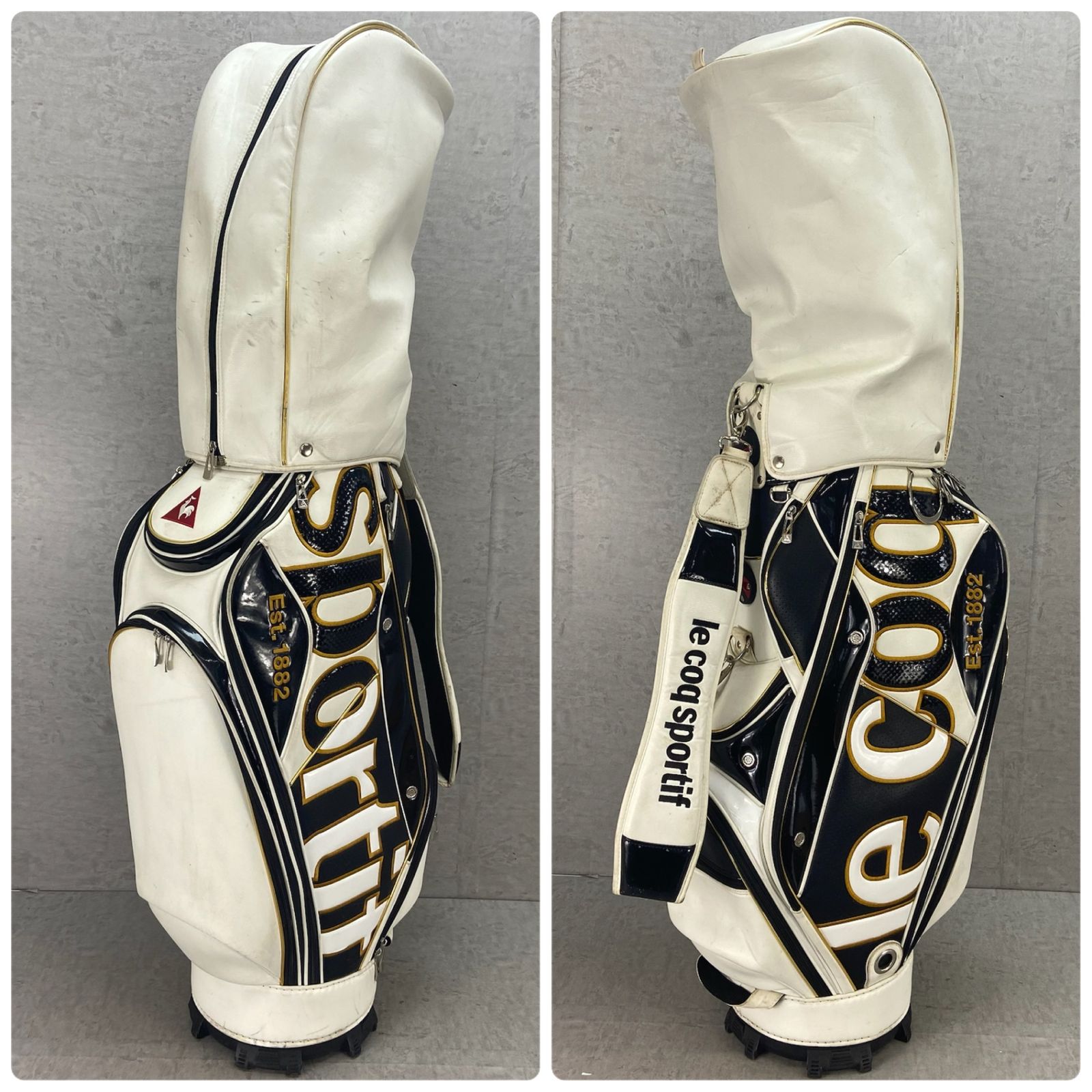 TaylorMade - TaylorMade　テーラーメイド　le　coq　sportif　ルコックスポルティフ　メンズゴルフ15本セット　S　右利き用　キャディバッグ TaylorMade テーラーメイド le coq sportif ルコック