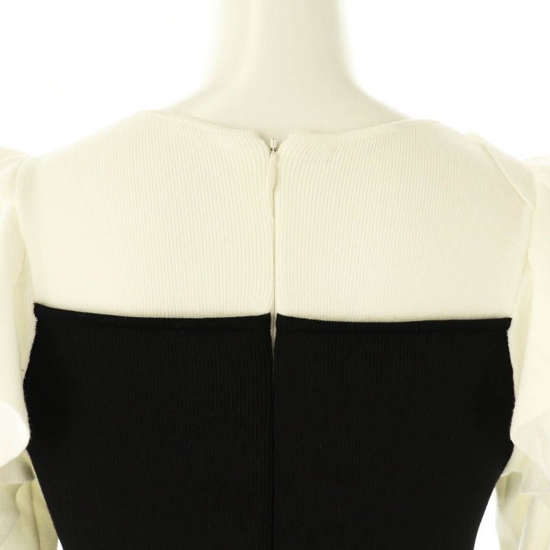 アプワイザーリッシェ Apuweiser-riche フリルスリーブビスチェニット