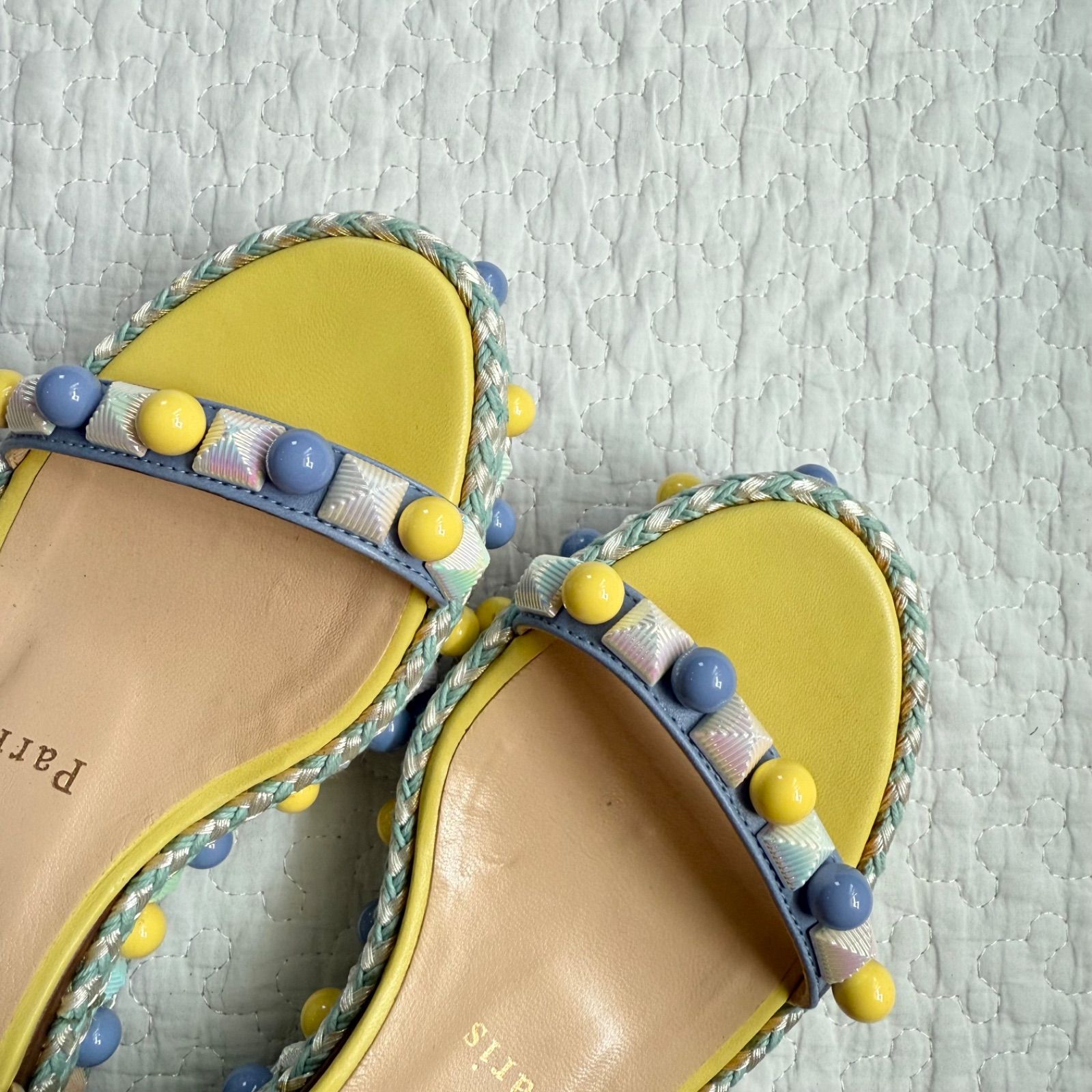 美品 希少 Christian Louboutin カタクロウ ウェッジソール