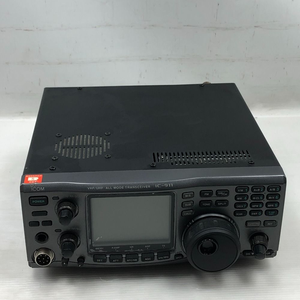 ICOM 工具関連用品 無線機 ジャンク品 D 現状販売 通電のみ IC-911 ブラック