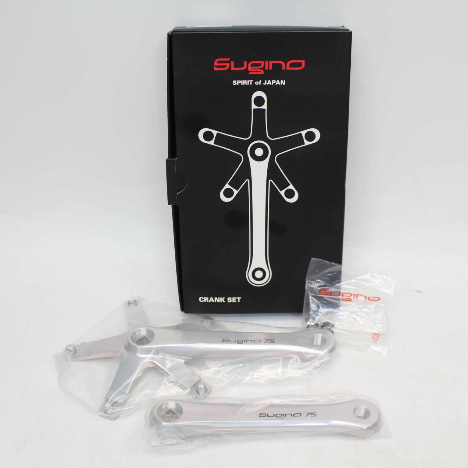SUGINOスギノ クランク SG75 144  165mm　ピスト Amazon.com : SUGINO SG75 144 (AA) (NJS) 165mm Silver