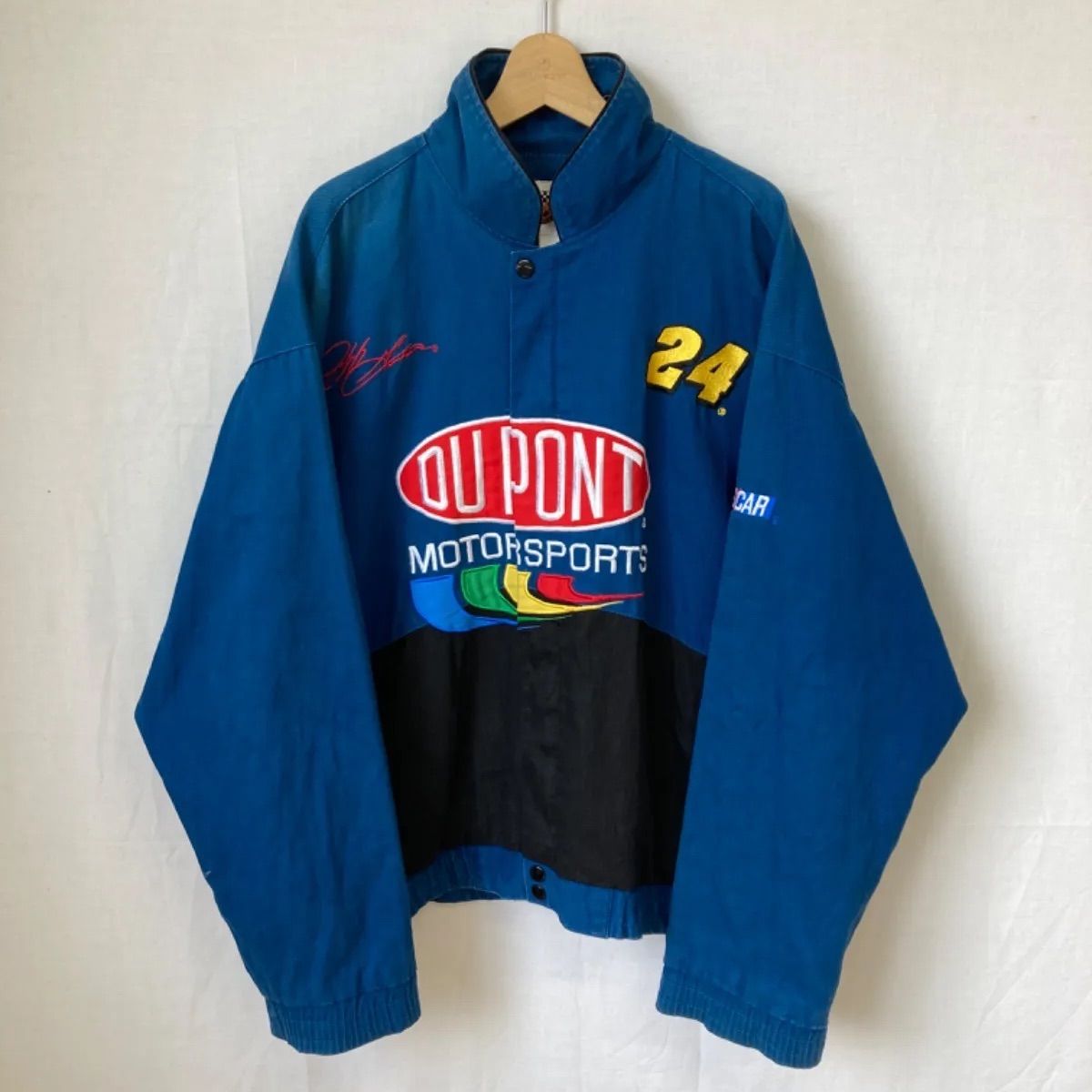 WINNER'S CIRCLE レーシング ジャケット DUPONT デュポン 青 刺繍