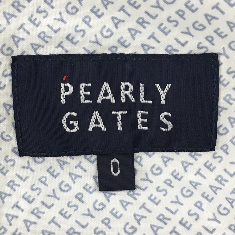 PEARLY GATES - 【新品】パーリーゲイツ パンツ ネイビー×白 ボーダー TOKE NICO ニコちゃん スマイル ポケット口・裾汚れ小 レディース 0(S) ゴルフウェア PEARLY GATES 新品】パーリーゲイツ パンツ ネイビー×白 ボーダー TOKE NICO