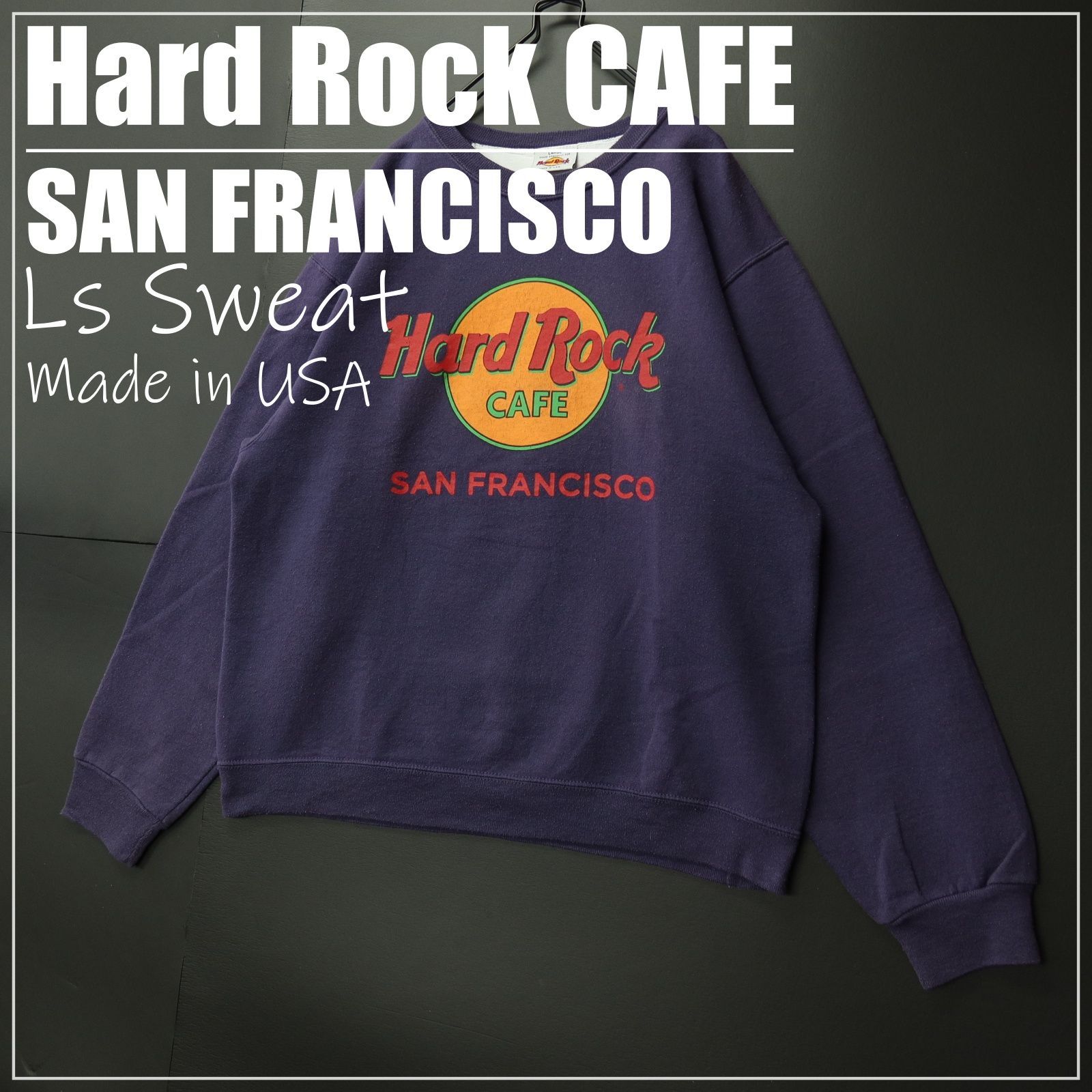 90s Vintage US古着☆Hard Rock CAFE ハードロックカフェ 長袖 