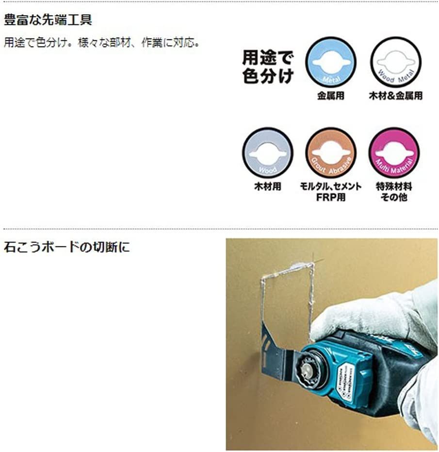 日本全国送料無料 新品 マキタ 充電式マルチツール18V バッテリ充電器別売 TM51DZ