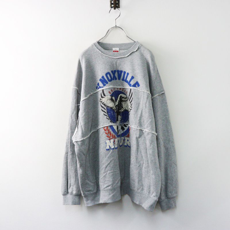 今季 2025SS ニコアンド niko and パウダーブリーチロゴプルオーバー F