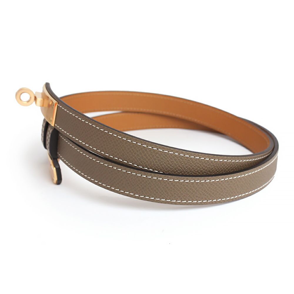 HERMESエルメス ケリー18　ベルト 新品　エトゥープ HERMES エルメス ベルト ベルト ケリー 18 エトープ (エトゥープ