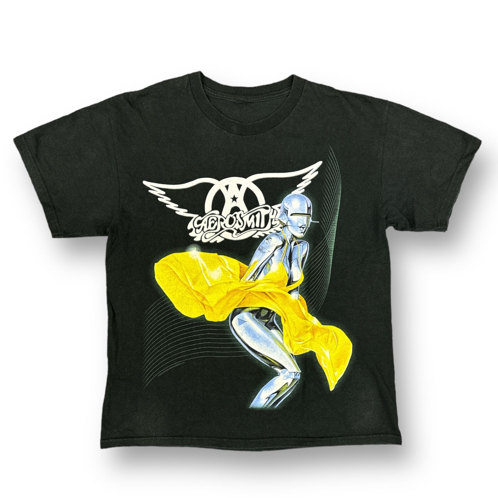 コピーライト付き ヴィンテージ AEROSMITH 空山基 JUST PUSH PLAY Tシャツ エアロスミス 74745A1 - メルカリ