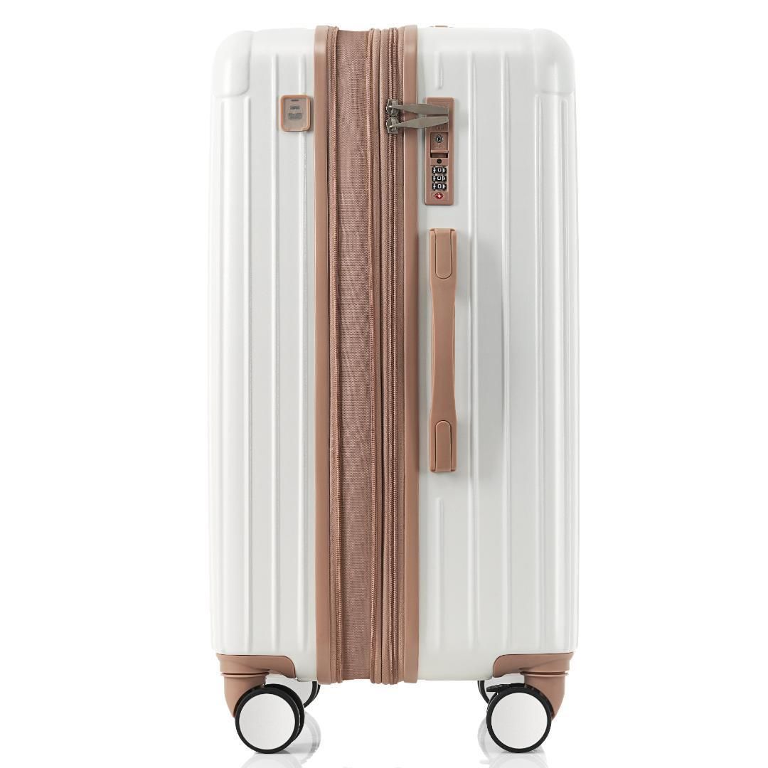 スーツケース Lサイズ ストッパー付き USBポート容量拡張 キャリー