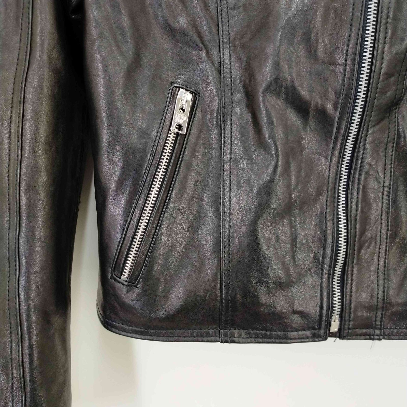 vera pelle ライダースジャケット レディース ベラペレ VERA PELLE レザー ダブル ライダース ジャケット