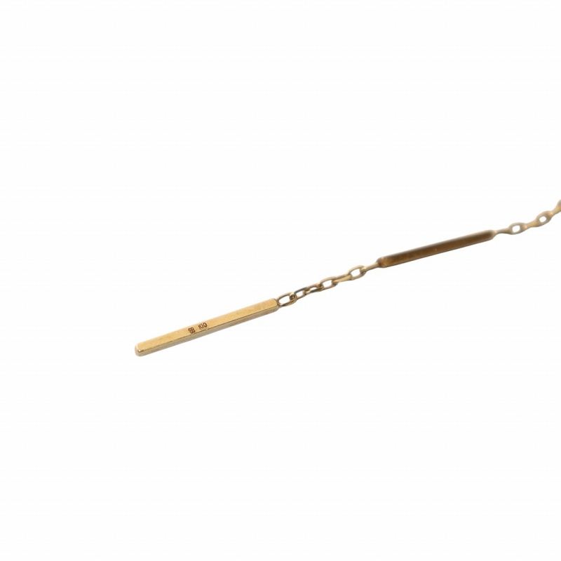 ヒロタカ Hirotaka Toggle W Pearl Chain Pierce ピアス 両耳用