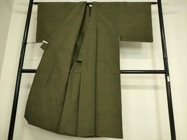 平和屋着物▽男性　紬　単衣　霞文　正絹　逸品　DAAS0973az 平和屋着物▽男性 紬 単衣 霞文 正絹 逸品 DAAS0973az 平和屋着物