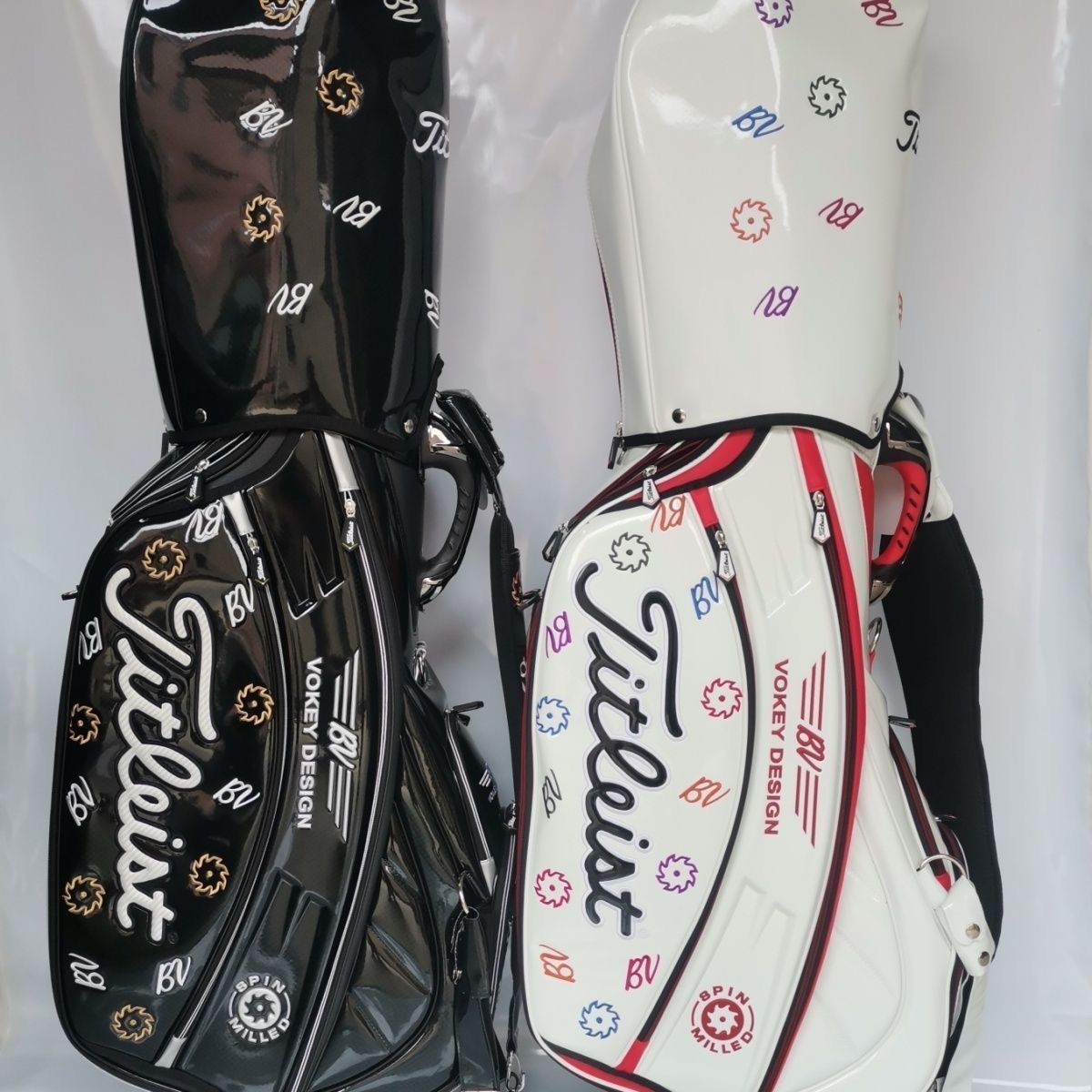 Titleist Vokey Design キャディバッグ Titleist Players 4 Vokey Design Stand Bag 4-Way Divide Spin Milled