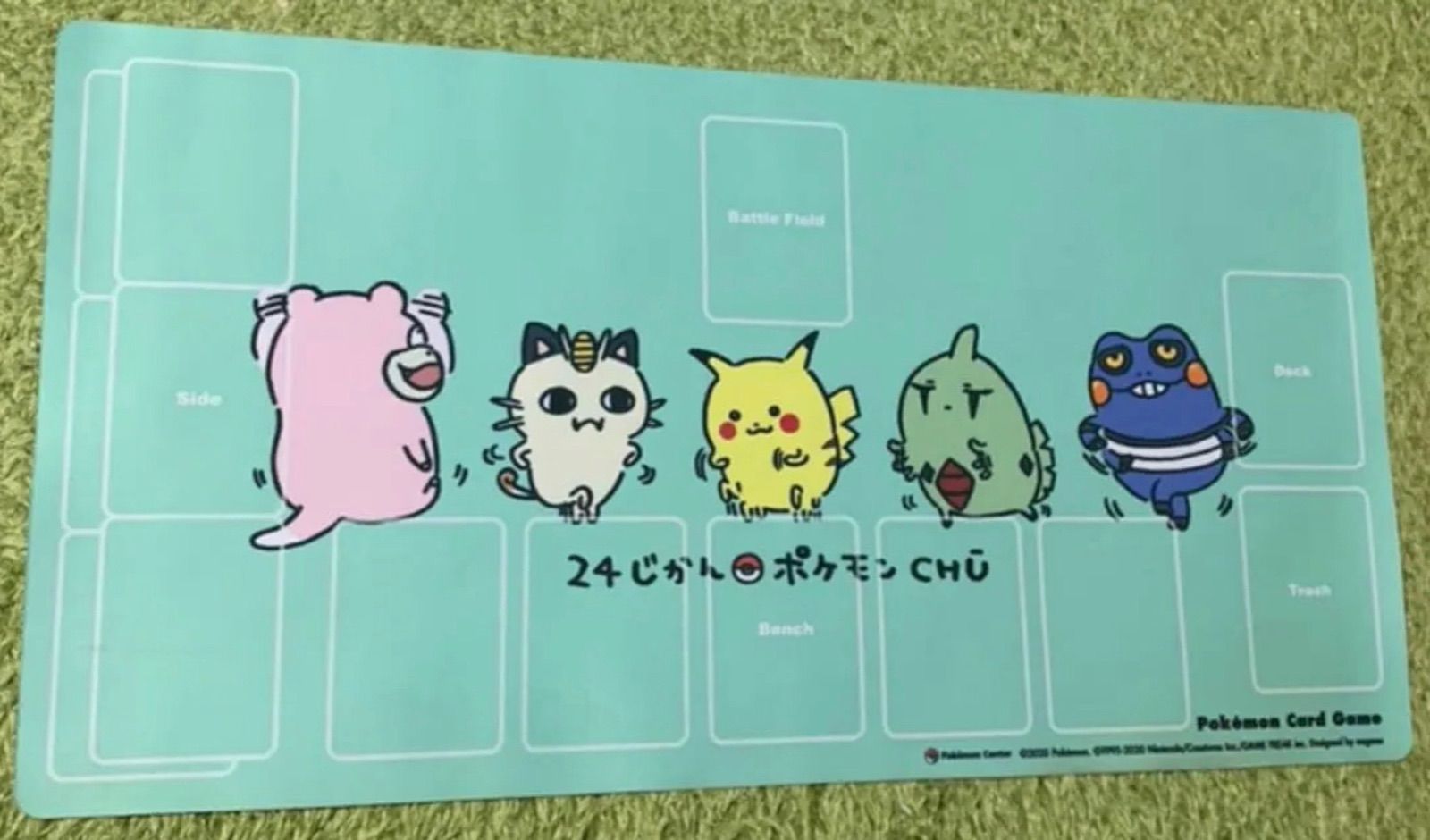 メルカリshops 24じかんポケモンchu プレイマット ナガノ