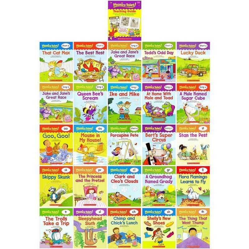 激安通販の 新品】Phonics Tales 英語絵本25冊 CD付 マイヤペン対応 絵本+児童書