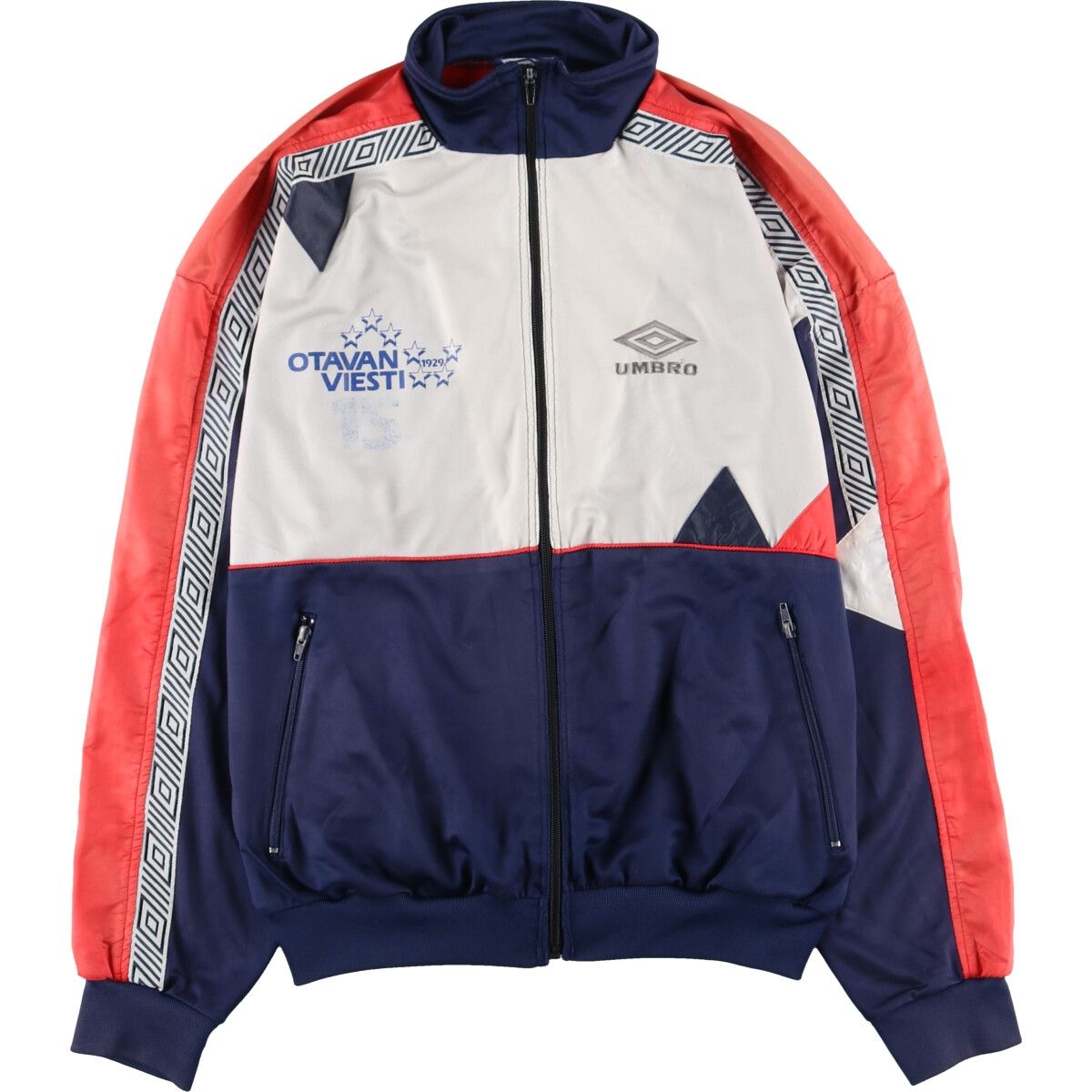 umbro トラックジャケット 古着 90年代 アンブロ UMBRO ジャージ トラックジャケット メンズL