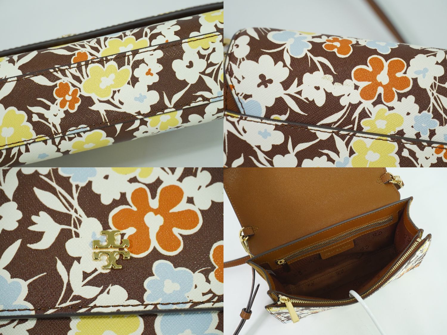 本物 トリー バーチ TORY BURCH フラワー 花柄 ショルダーバッグ