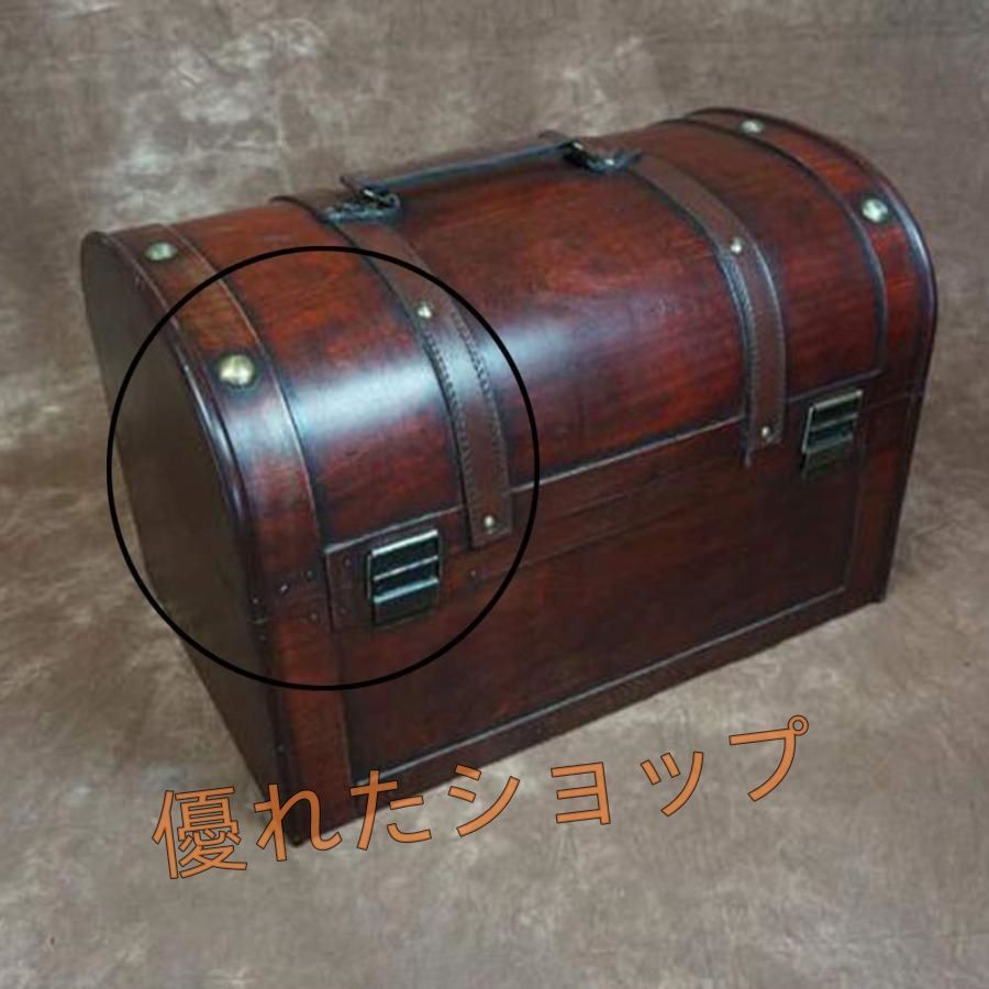木製宝箱 収納 大容量 リベルテ シークレット 巨大トランク ビンテージ