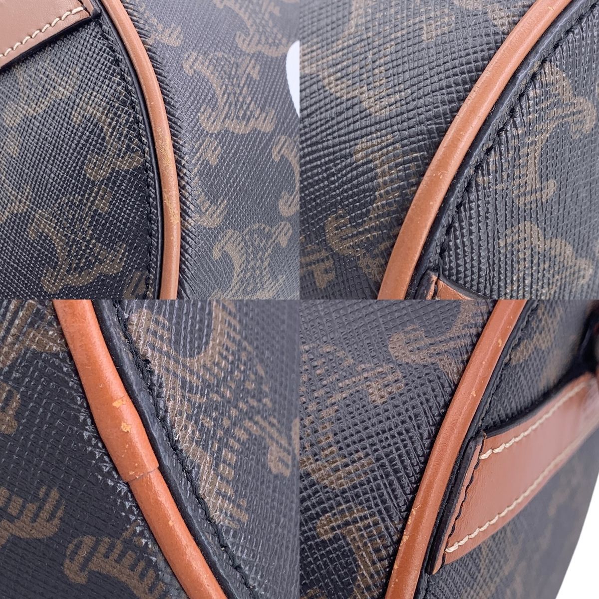 中古】 CELINE セリーヌ ショルダーバッグ 110052EJF.04LI トリオンフ 