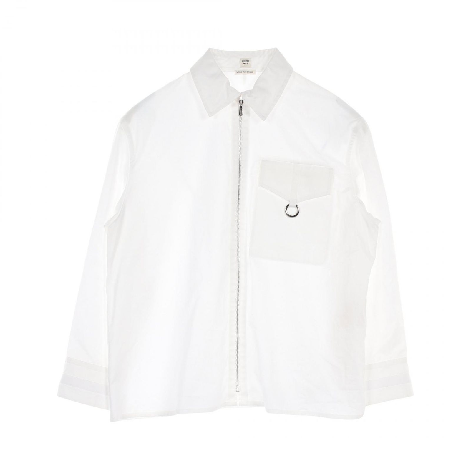 エルメス HERMES その他トップス セリエボタン 3E0616DX コットン シャツ レディース Used A