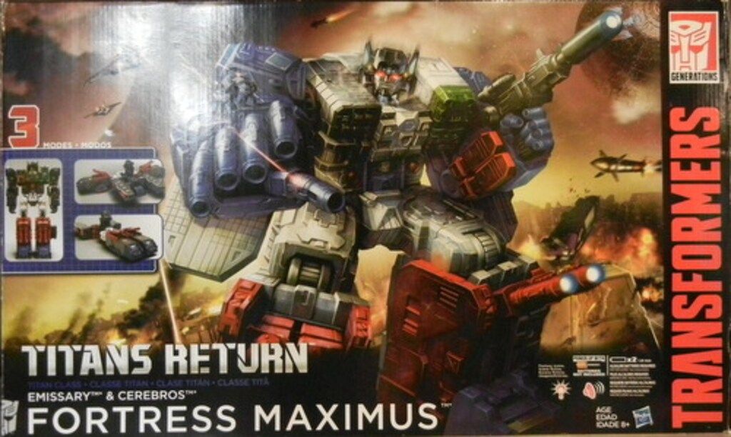 HASBRO TITANSRETURN EMISSARY-CEREBROS FORTRESS MAXIMUS