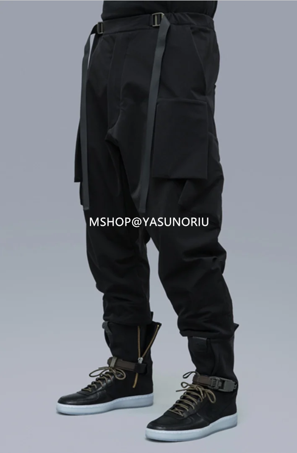 ACRONYM  ACRONYM - P23A-DS / SCHOELLER DRYSKIN CARGO DRAWCORD TROUSER - BLACK